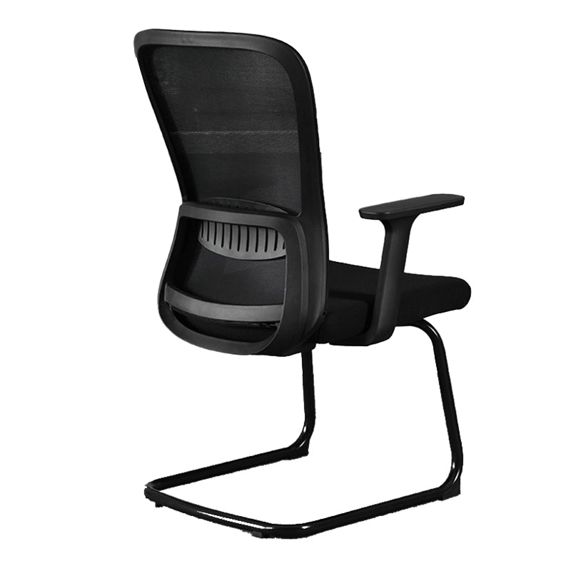 Modern & Contemporary Desk Chair No Wheels Mid Back Home Office Chair