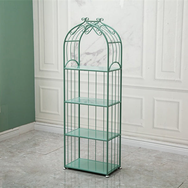 Iron Scandinavian Etagere Bookshelf Vertical Open Bookshelf for Living Room