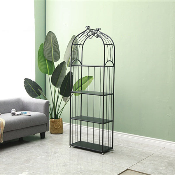 Iron Scandinavian Etagere Bookshelf Vertical Open Bookshelf for Living Room