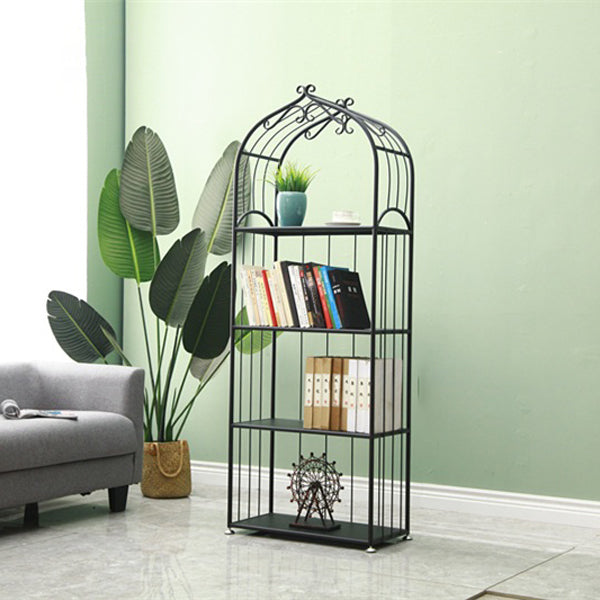 Iron Scandinavian Etagere Bookshelf Vertical Open Bookshelf for Living Room