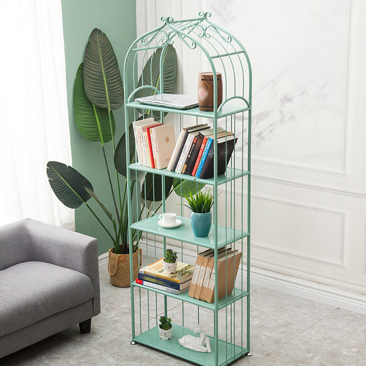 Iron Scandinavian Etagere Bookshelf Vertical Open Bookshelf for Living Room