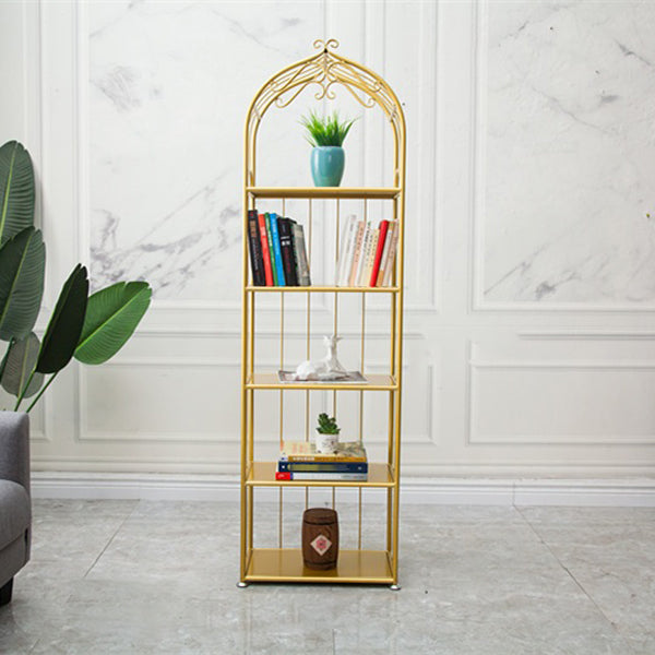 Iron Scandinavian Etagere Bookshelf Vertical Open Bookshelf for Living Room