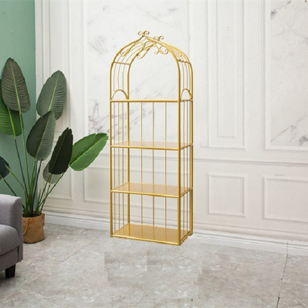 Iron Scandinavian Etagere Bookshelf Vertical Open Bookshelf for Living Room