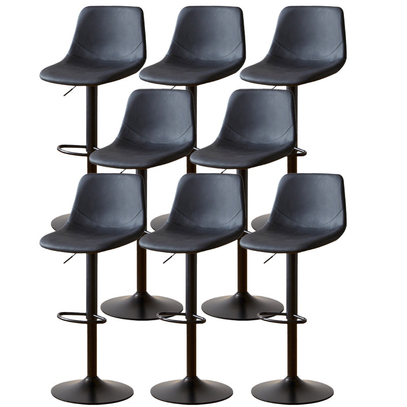 Industrial Liftable Bar-stool Metal Counter Bar Stool with Metal Legs