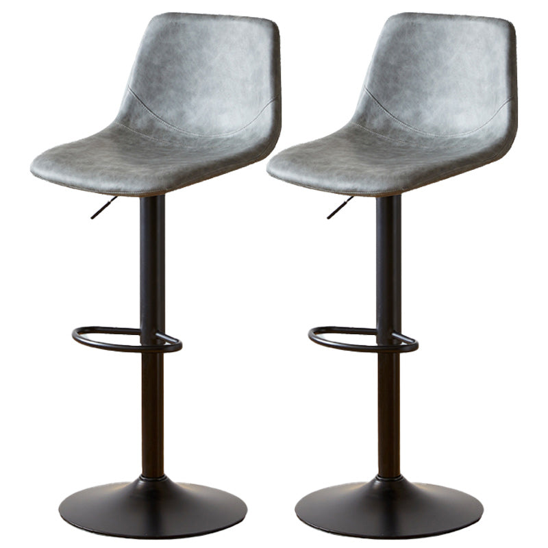 Industrial Liftable Bar-stool Metal Counter Bar Stool with Metal Legs