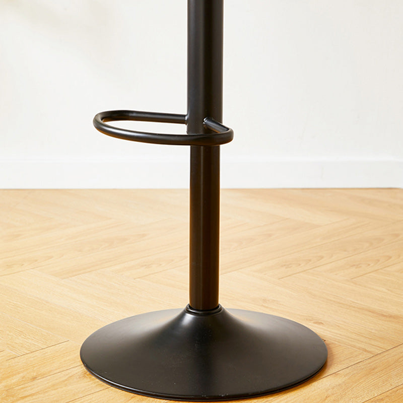 Industrial Liftable Bar-stool Metal Counter Bar Stool with Metal Legs
