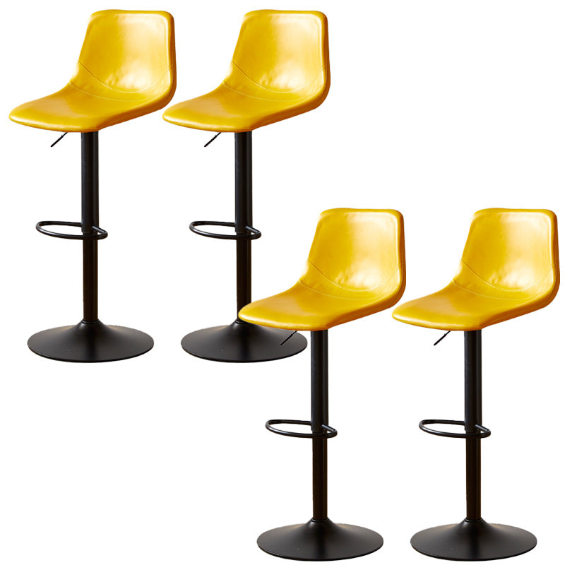 Industrial Liftable Bar-stool Metal Counter Bar Stool with Metal Legs