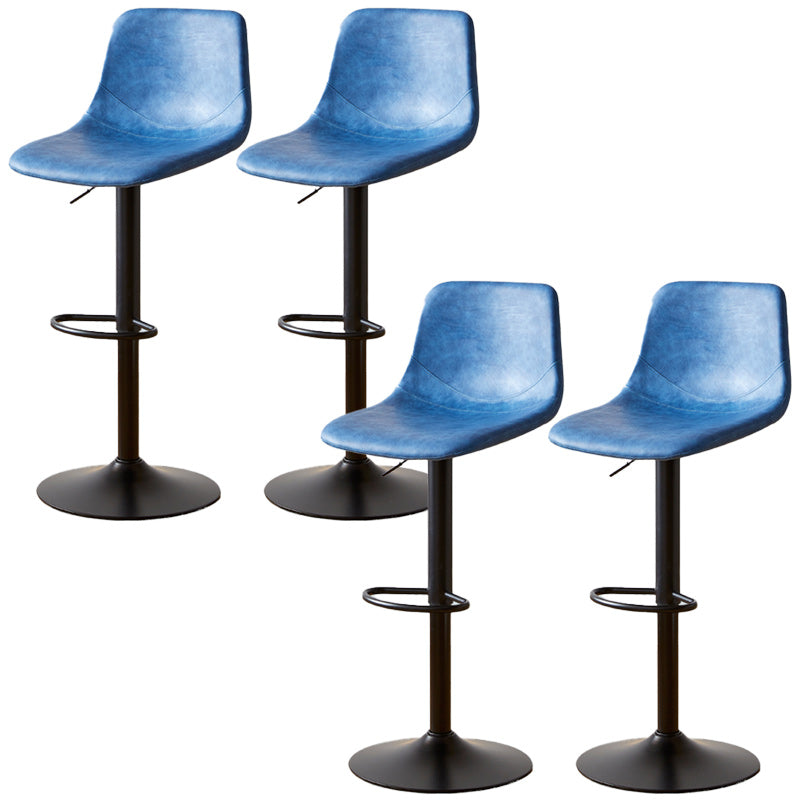 Industrial Liftable Bar-stool Metal Counter Bar Stool with Metal Legs