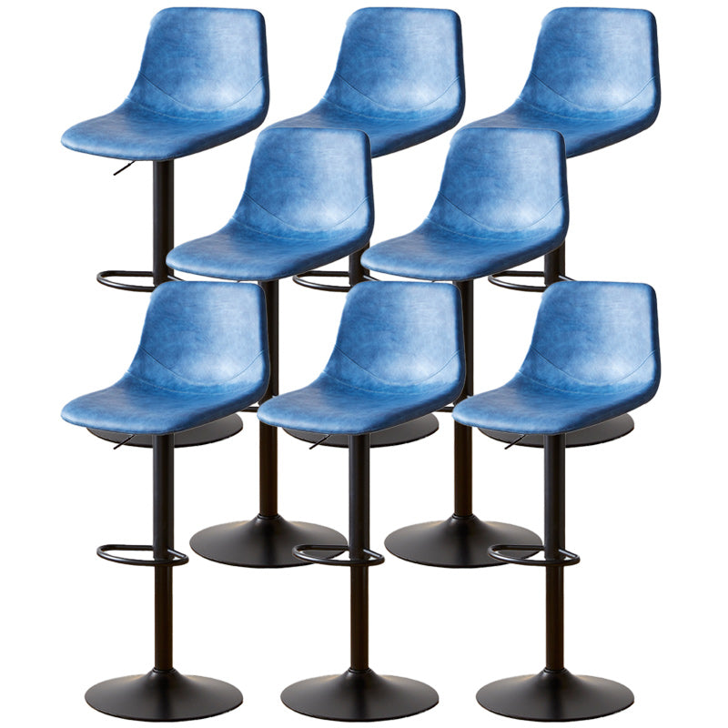 Industrial Liftable Bar-stool Metal Counter Bar Stool with Metal Legs
