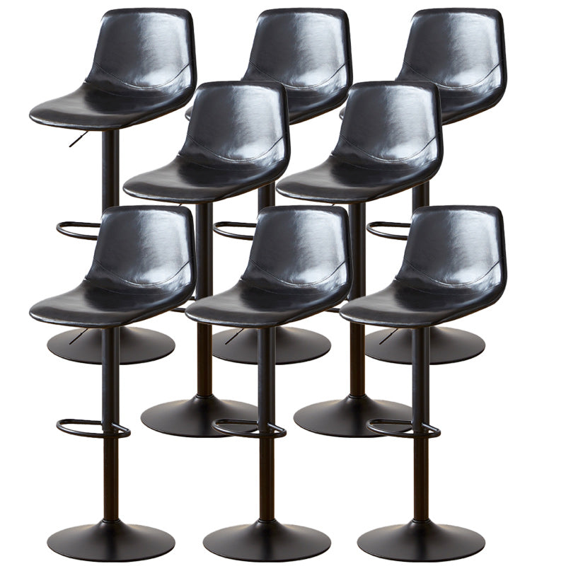 Industrial Liftable Bar-stool Metal Counter Bar Stool with Metal Legs