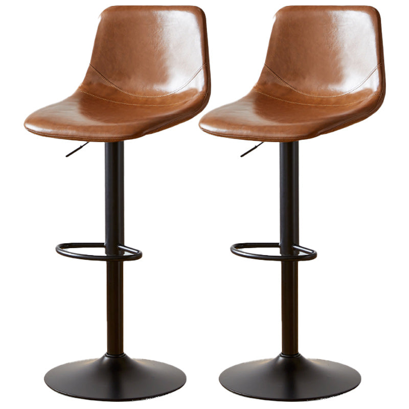 Industrial Liftable Bar-stool Metal Counter Bar Stool with Metal Legs