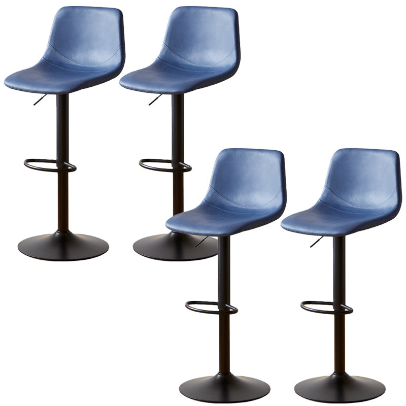 Industrial Liftable Bar-stool Metal Counter Bar Stool with Metal Legs