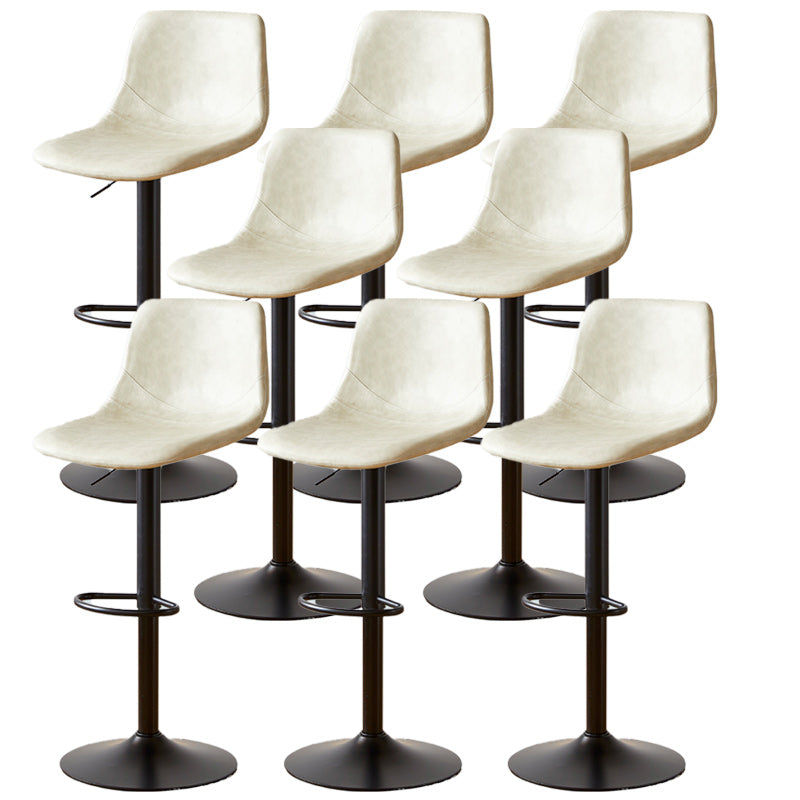 Industrial Liftable Bar-stool Metal Counter Bar Stool with Metal Legs