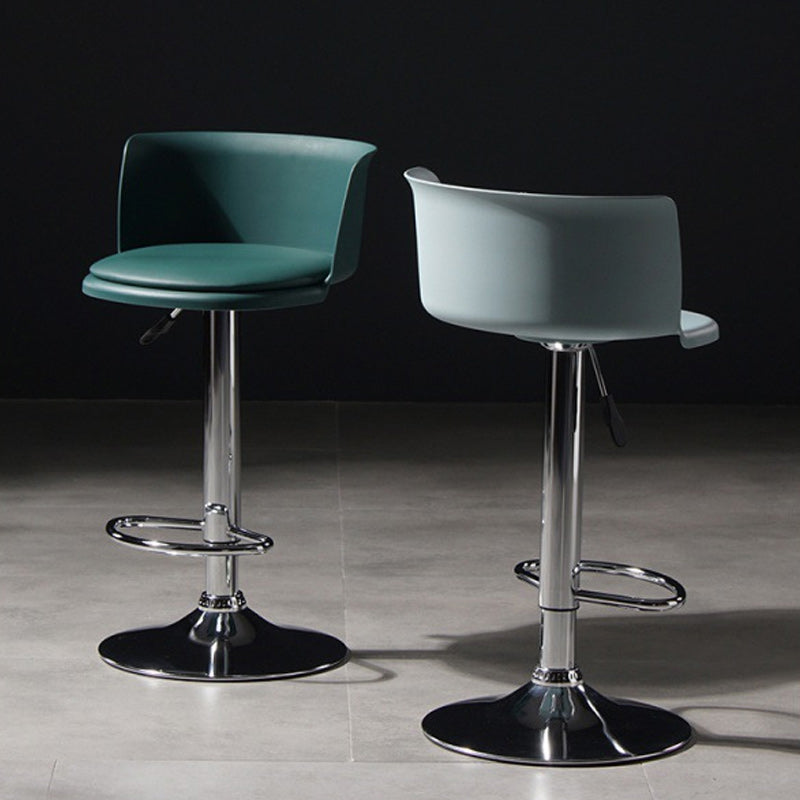 Modern Liftable Bar-stool Metal Counter Bar Stool with Metal Legs