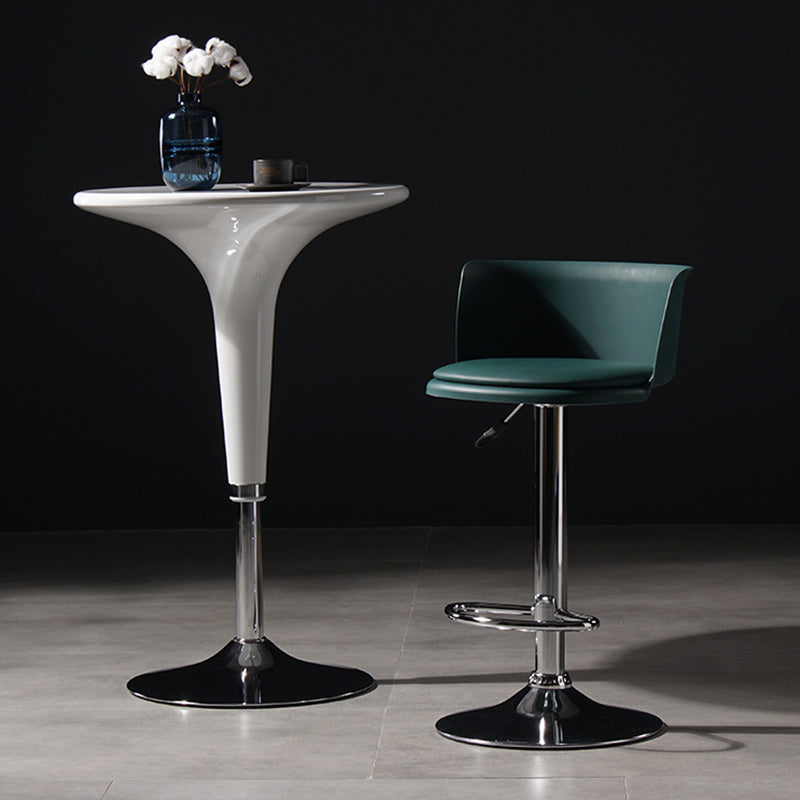 Modern Liftable Bar-stool Metal Counter Bar Stool with Metal Legs