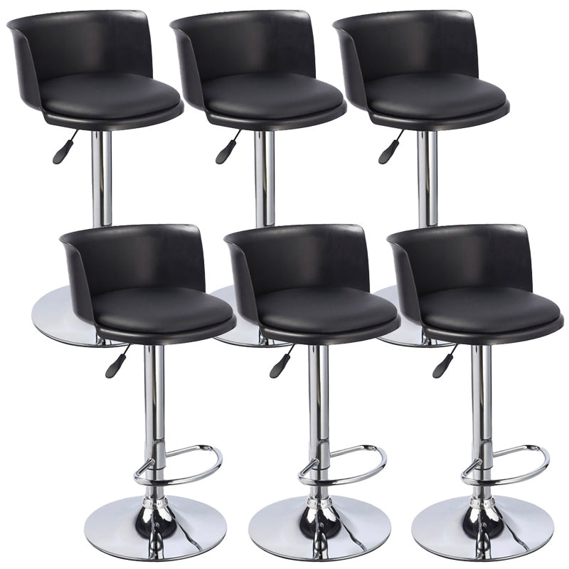 Modern Liftable Bar-stool Metal Counter Bar Stool with Metal Legs