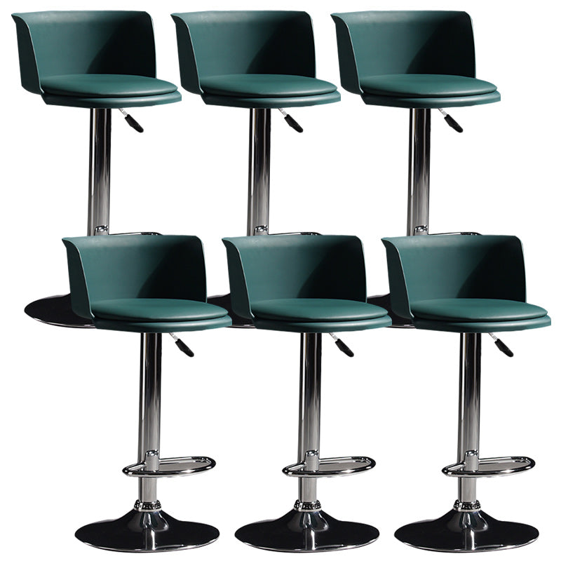 Modern Liftable Bar-stool Metal Counter Bar Stool with Metal Legs