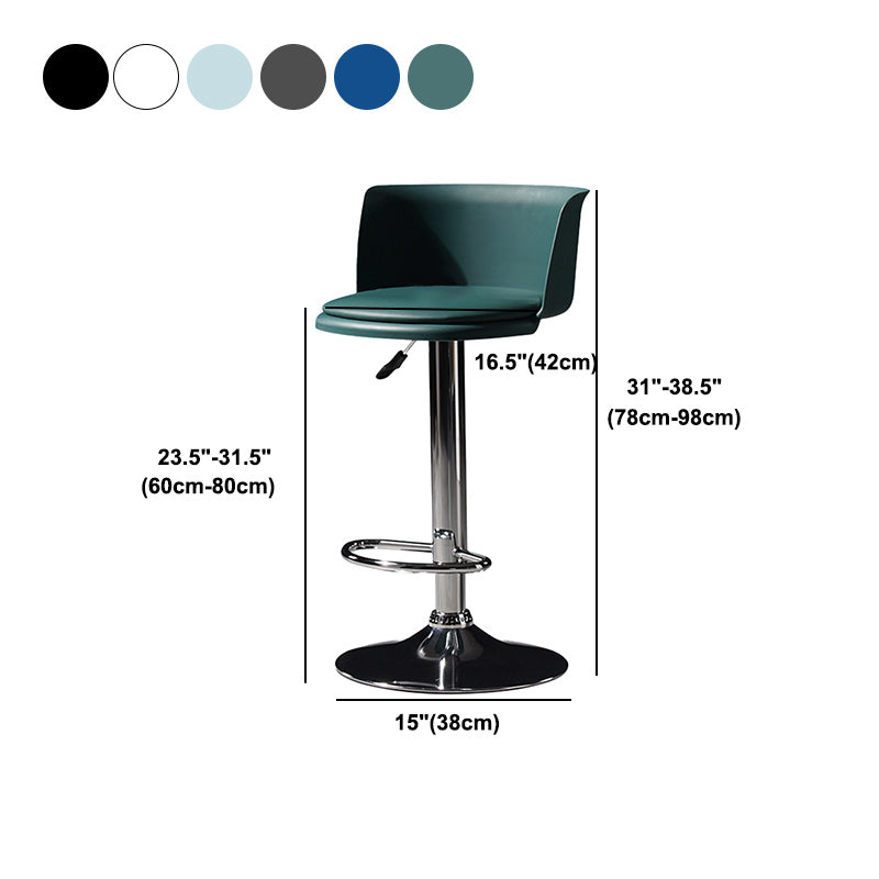 Modern Liftable Bar-stool Metal Counter Bar Stool with Metal Legs