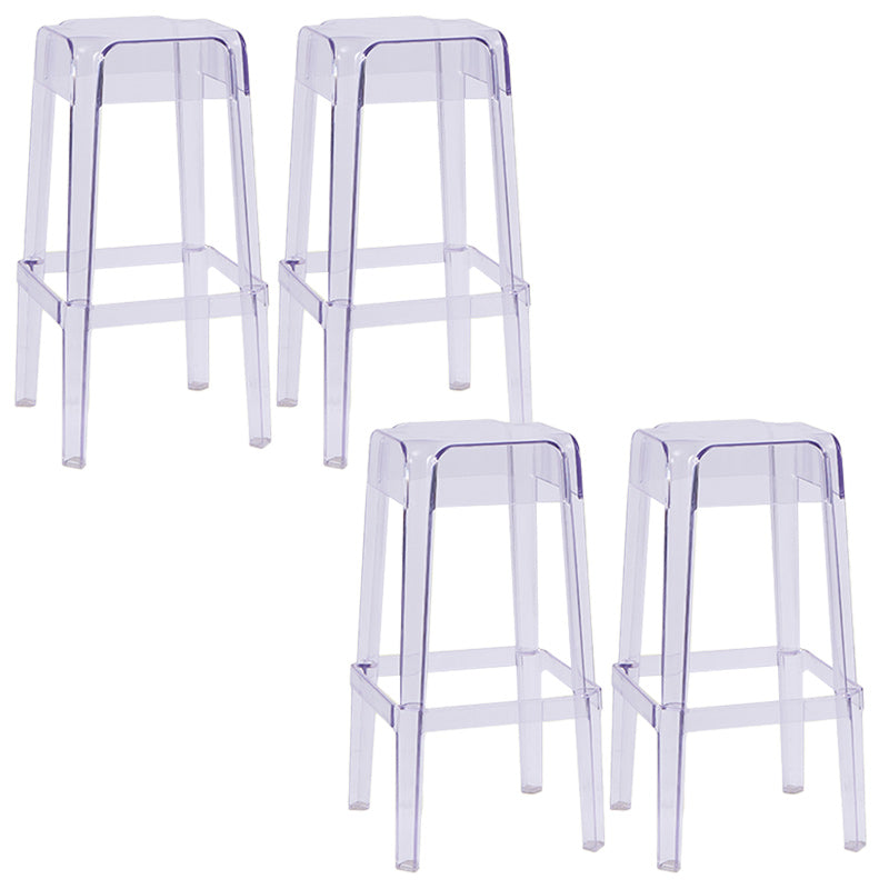 Contemporary Bar-stool Plastic Counter Bar Stool for Restaurant