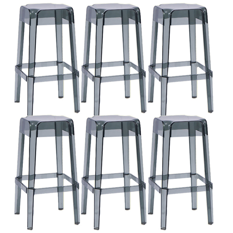 Contemporary Bar-stool Plastic Counter Bar Stool for Restaurant