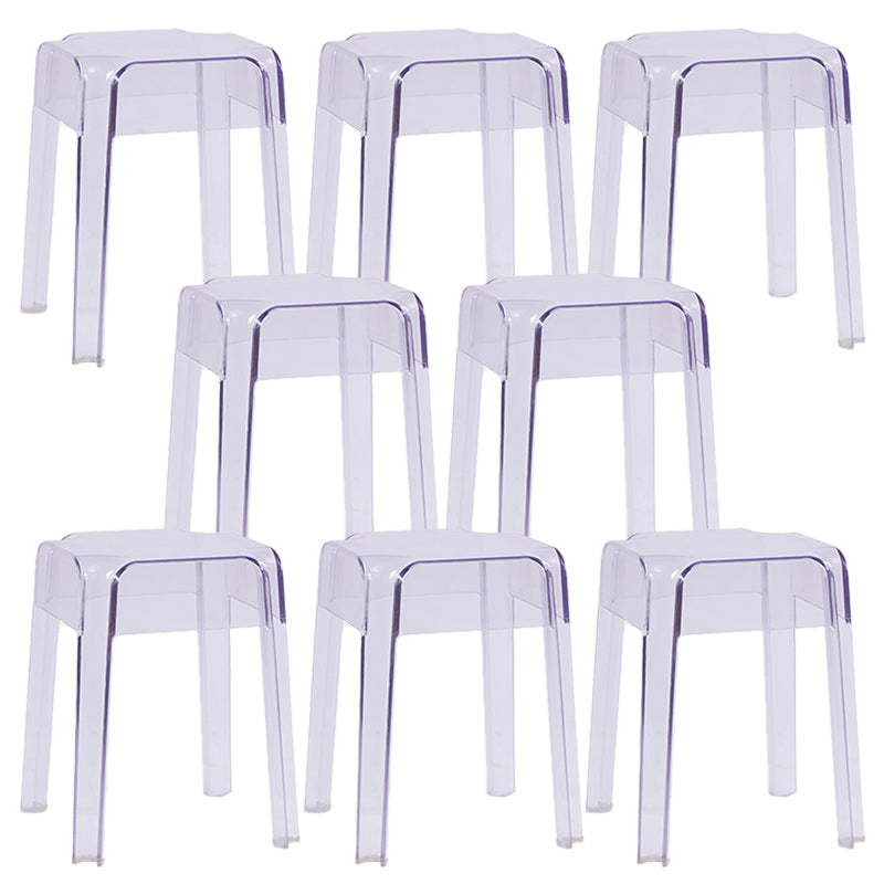 Contemporary Bar-stool Plastic Counter Bar Stool for Restaurant
