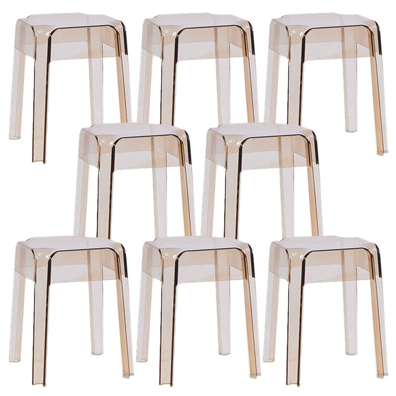 Contemporary Bar-stool Plastic Counter Bar Stool for Restaurant