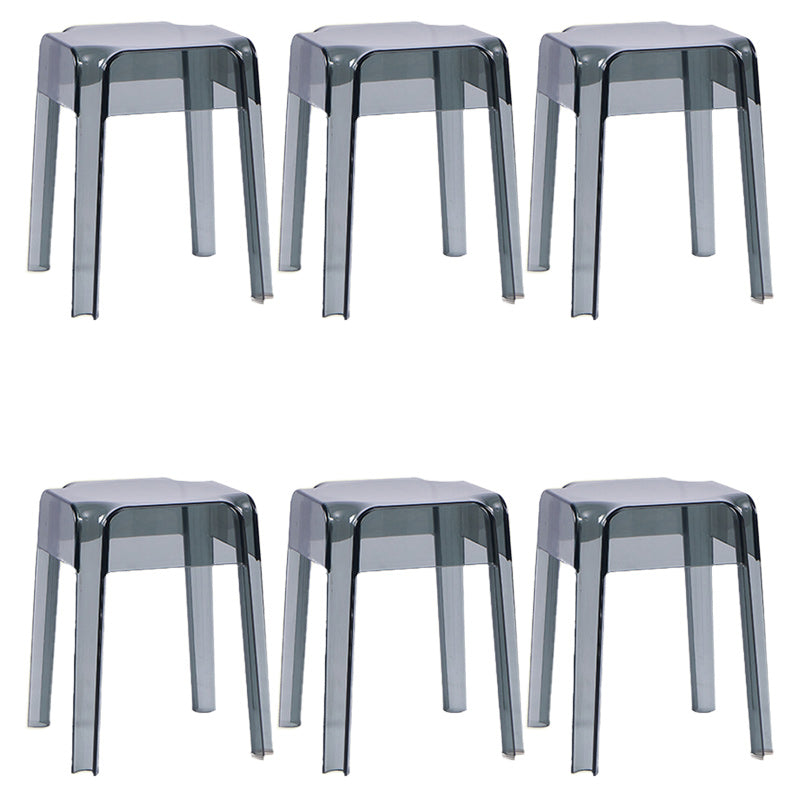 Contemporary Bar-stool Plastic Counter Bar Stool for Restaurant