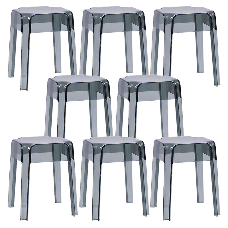 Contemporary Bar-stool Plastic Counter Bar Stool for Restaurant