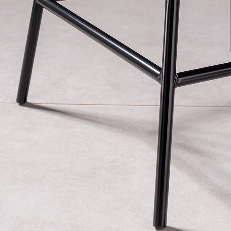 Industrial Bar-stool PU Leather Counter Bar Stool with Metal Legs