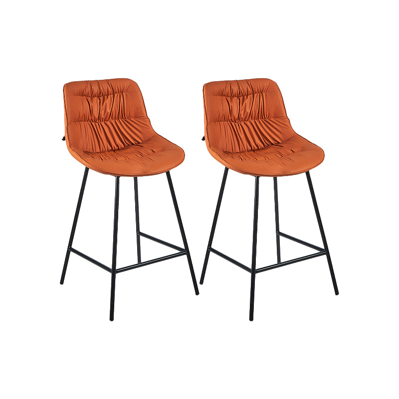 Industrial Bar-stool PU Leather Counter Bar Stool with Metal Legs