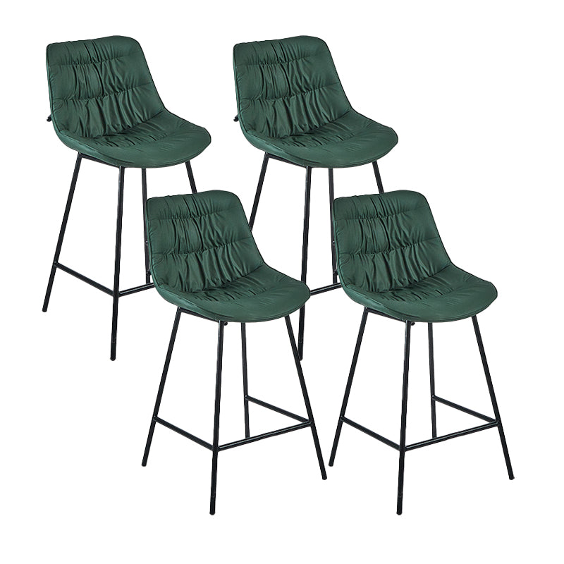 Industrial Bar-stool PU Leather Counter Bar Stool with Metal Legs