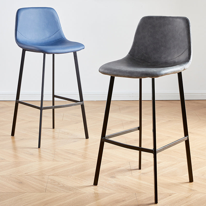 Nordic Style Round Bar-stool Metal Counter Bar Stool for Restaurant