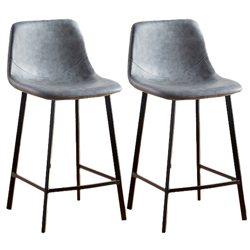 Nordic Style Round Bar-stool Metal Counter Bar Stool for Restaurant