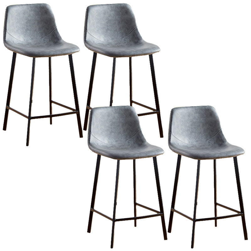 Nordic Style Round Bar-stool Metal Counter Bar Stool for Restaurant