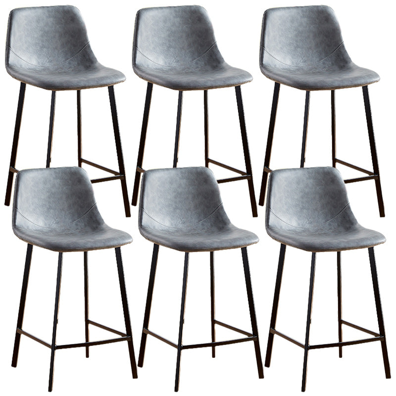 Nordic Style Round Bar-stool Metal Counter Bar Stool for Restaurant