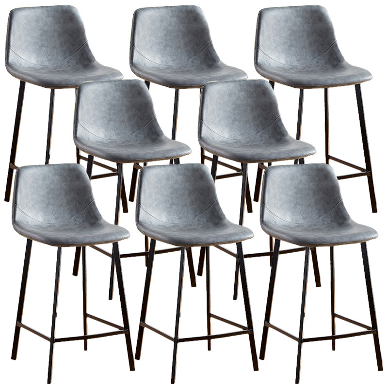 Nordic Style Round Bar-stool Metal Counter Bar Stool for Restaurant