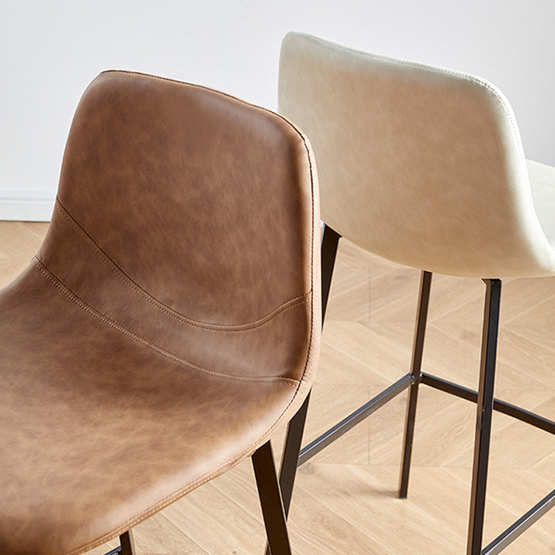 Nordic Style Round Bar-stool Metal Counter Bar Stool for Restaurant