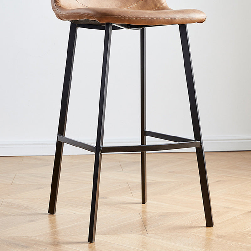 Nordic Style Round Bar-stool Metal Counter Bar Stool for Restaurant