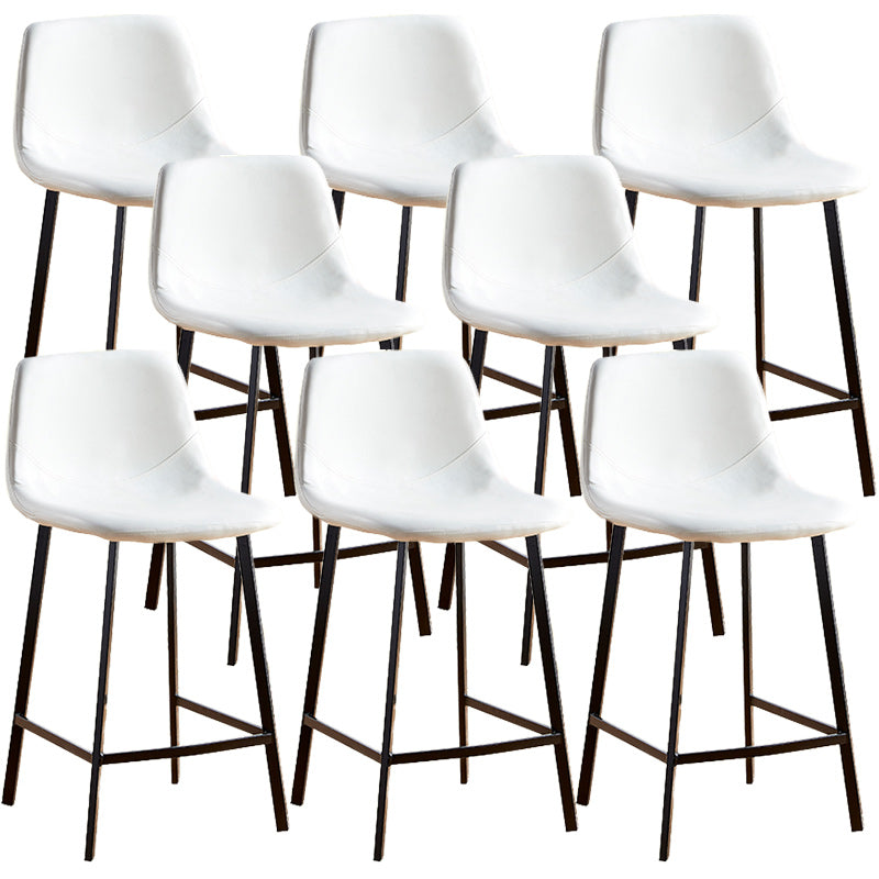 Nordic Style Round Bar-stool Metal Counter Bar Stool for Restaurant