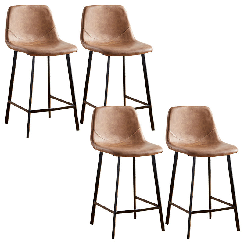 Nordic Style Round Bar-stool Metal Counter Bar Stool for Restaurant