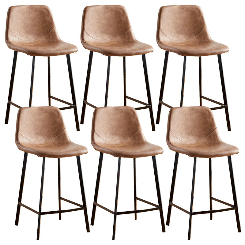 Nordic Style Round Bar-stool Metal Counter Bar Stool for Restaurant