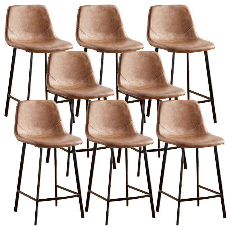 Nordic Style Round Bar-stool Metal Counter Bar Stool for Restaurant