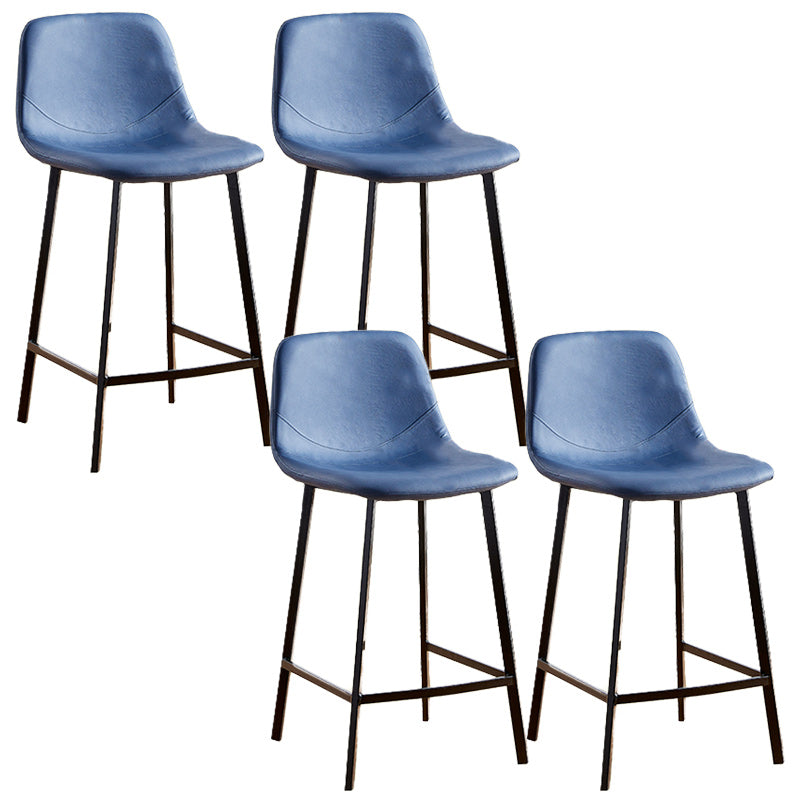Nordic Style Round Bar-stool Metal Counter Bar Stool for Restaurant