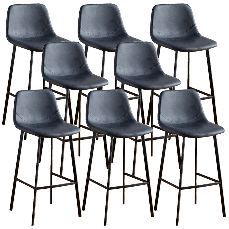 Nordic Style Round Bar-stool Metal Counter Bar Stool for Restaurant