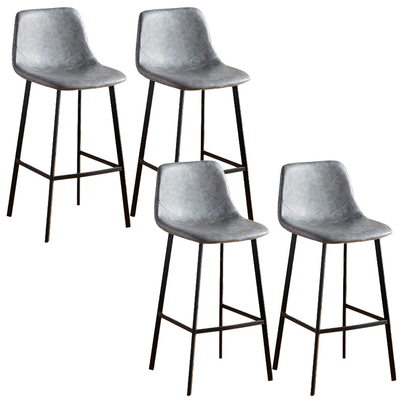 Nordic Style Round Bar-stool Metal Counter Bar Stool for Restaurant