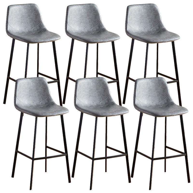 Nordic Style Round Bar-stool Metal Counter Bar Stool for Restaurant