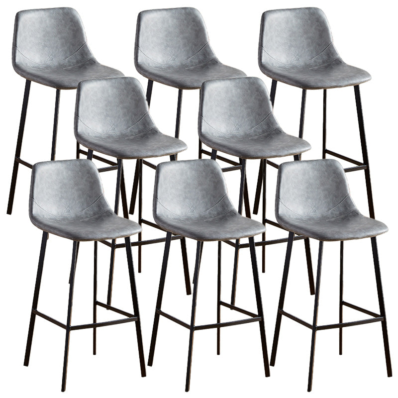 Nordic Style Round Bar-stool Metal Counter Bar Stool for Restaurant
