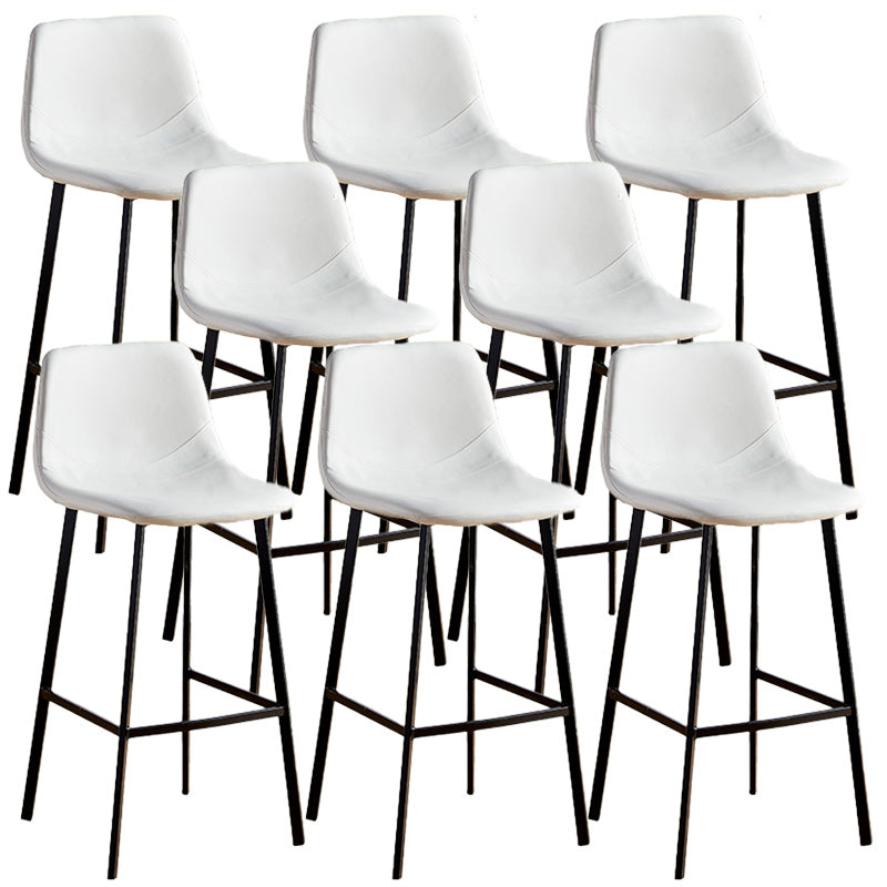 Nordic Style Round Bar-stool Metal Counter Bar Stool for Restaurant