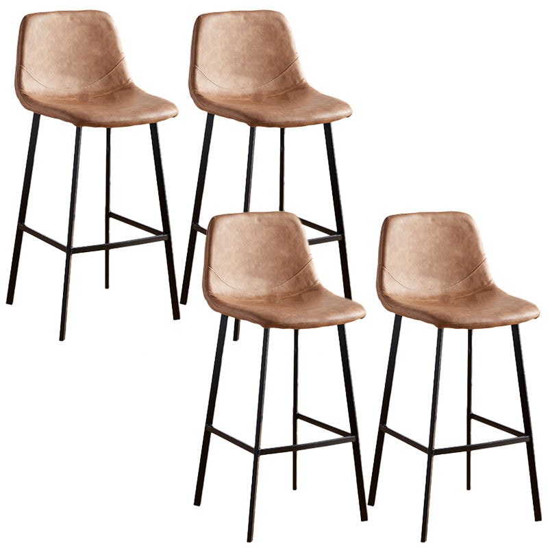 Nordic Style Round Bar-stool Metal Counter Bar Stool for Restaurant