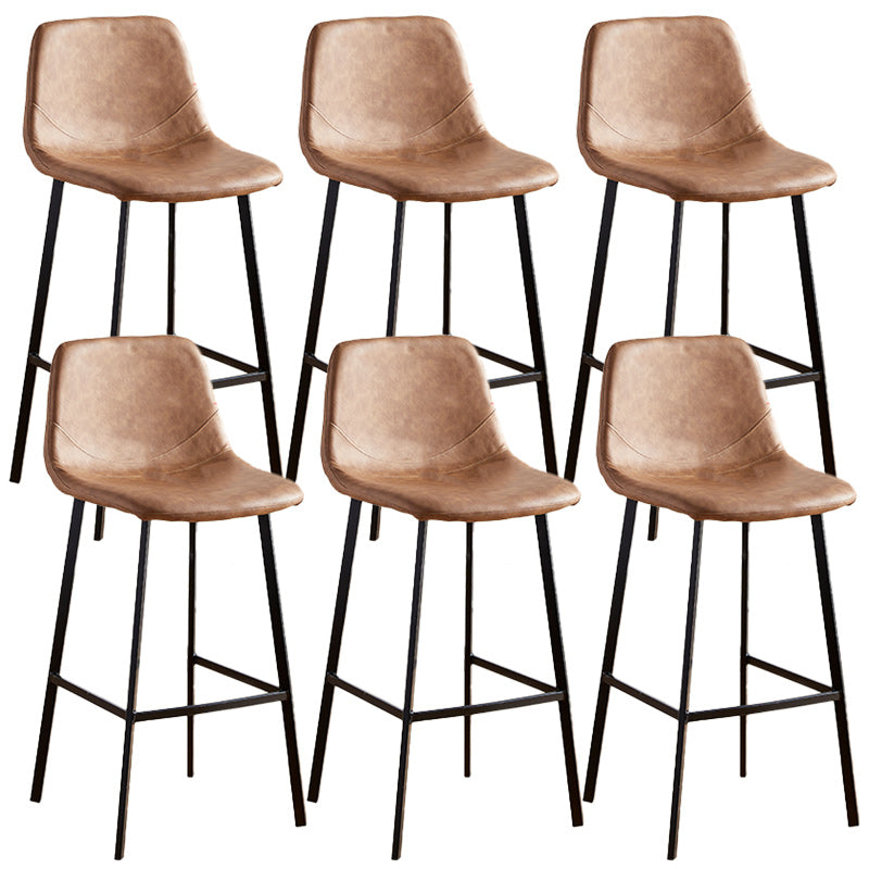 Nordic Style Round Bar-stool Metal Counter Bar Stool for Restaurant